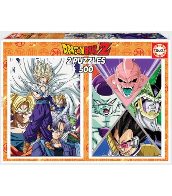 Puzzle 2x500  - 18487 - Dragon Ball EDUCA