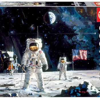 Puzzle - 18459 - First Men on the Moon, Robert McCall EDUCA
