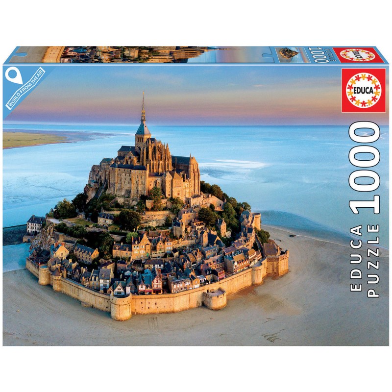 Educa puzzle de 1000 peças - Mont Saint Michel - 19262 