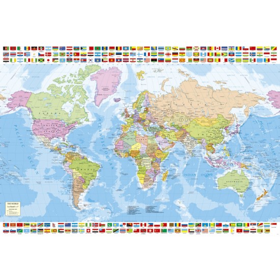 Puzzle Mapa-Múndi Político - 17117