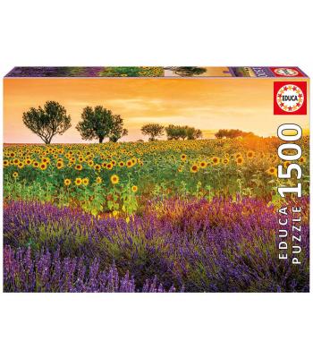 Puzzle  - 17669 - Campo de Girassóis e Lavanda