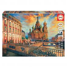 EDUCA Puzzle de 1500 peças - São Petersburgo -18501
