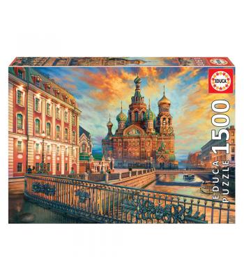 EDUCA Puzzle de 1500 peças - São Petersburgo -18501